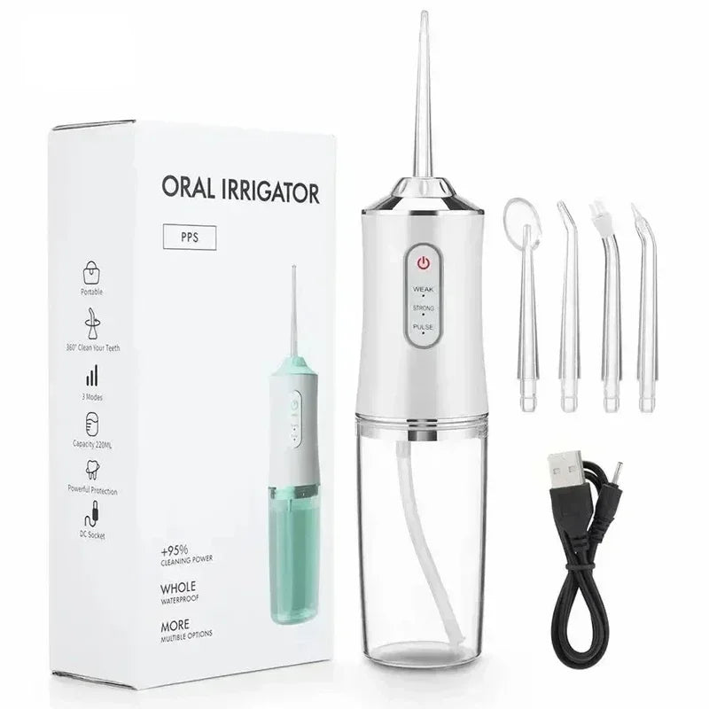 OralFlow™-Limpiador Dental Eléctrico Irrigador